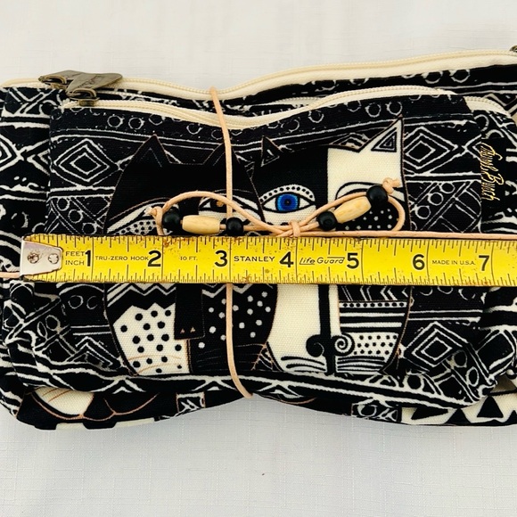 Laurel Burch~Cat Pattern / 3~Individual Cloth Bags - Picture 10 of 11